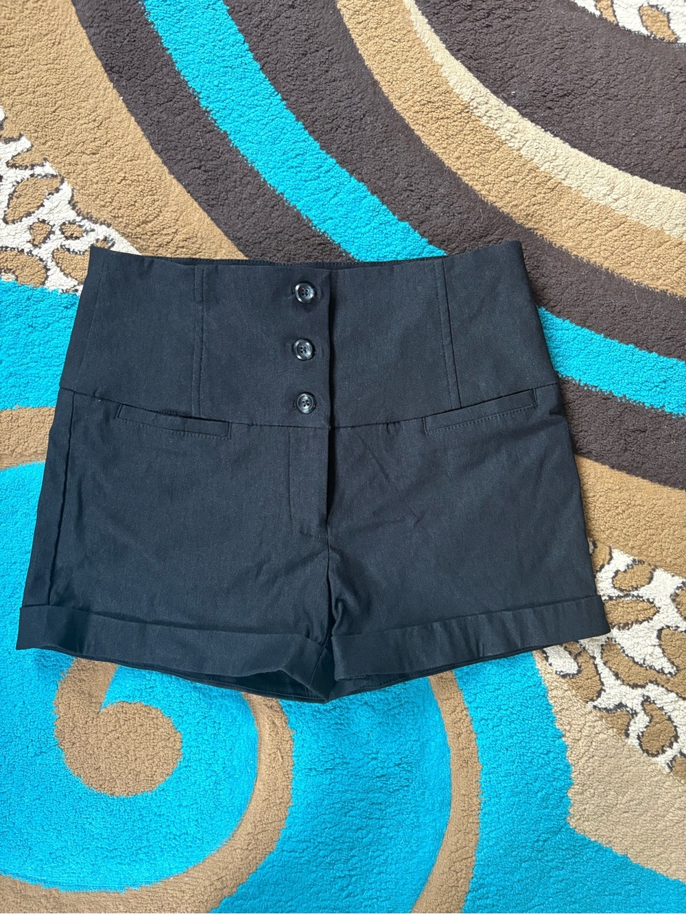 HaVe High-Rise Black Women's Tailored Shorts